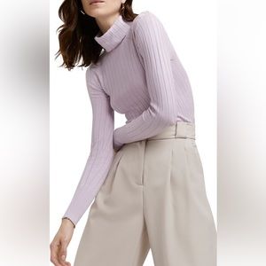 New with tags 🏷️ River Island wide rib turtleneck top